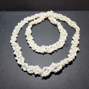 Vintage Long Seashell Necklace